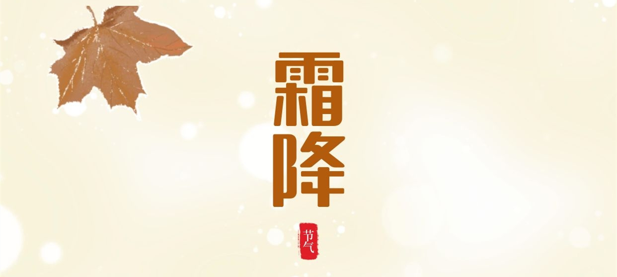 霜降 ▎秋色盡染霜華，歲月不負芳華