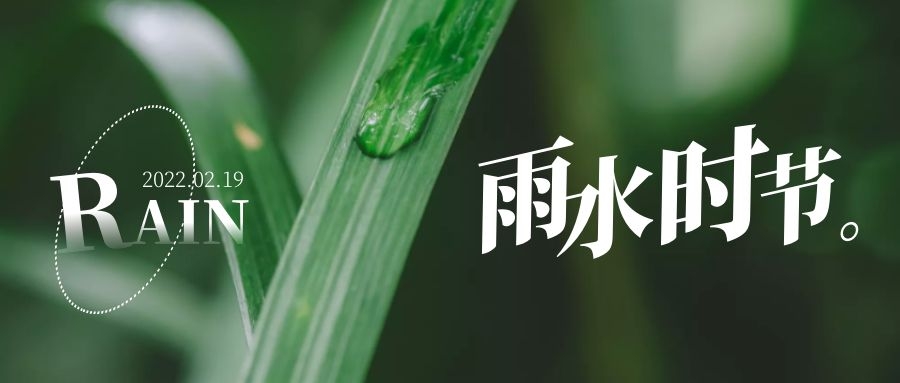 雨水 ▎每一滴，都在孕育一場成長和豐收